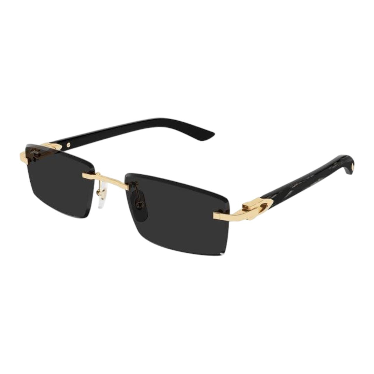 Cartier Signature C Sunglasses Black & Gold CT0622S-001