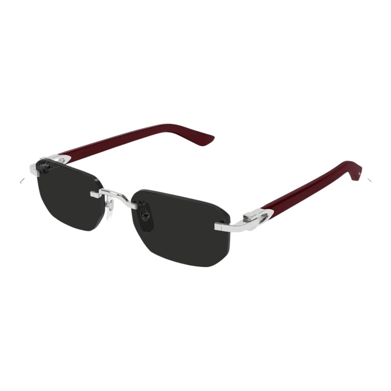 Cartier C sunglasses Grey & Burgundy CT0622S-002