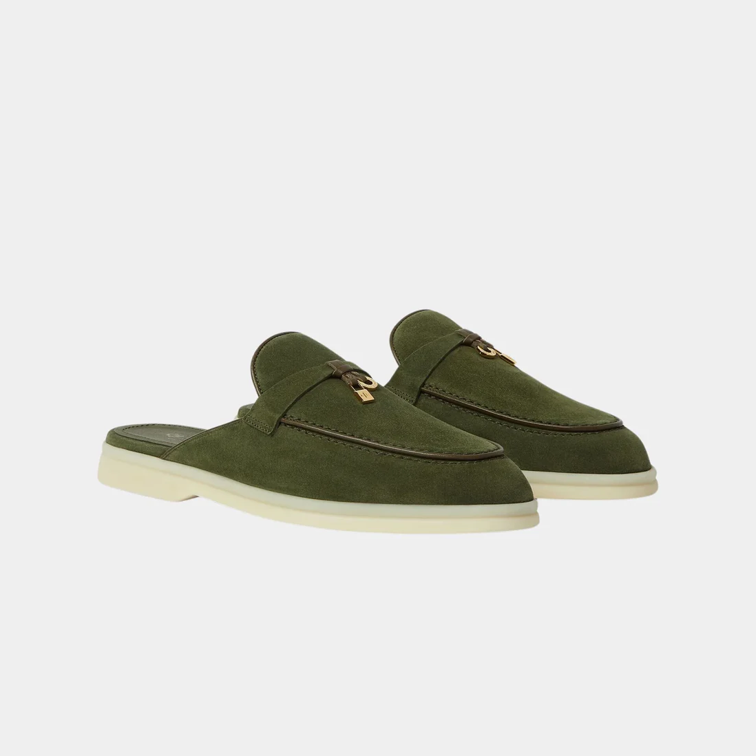 Loro Piana Charms Walk Babouche Loafer mules