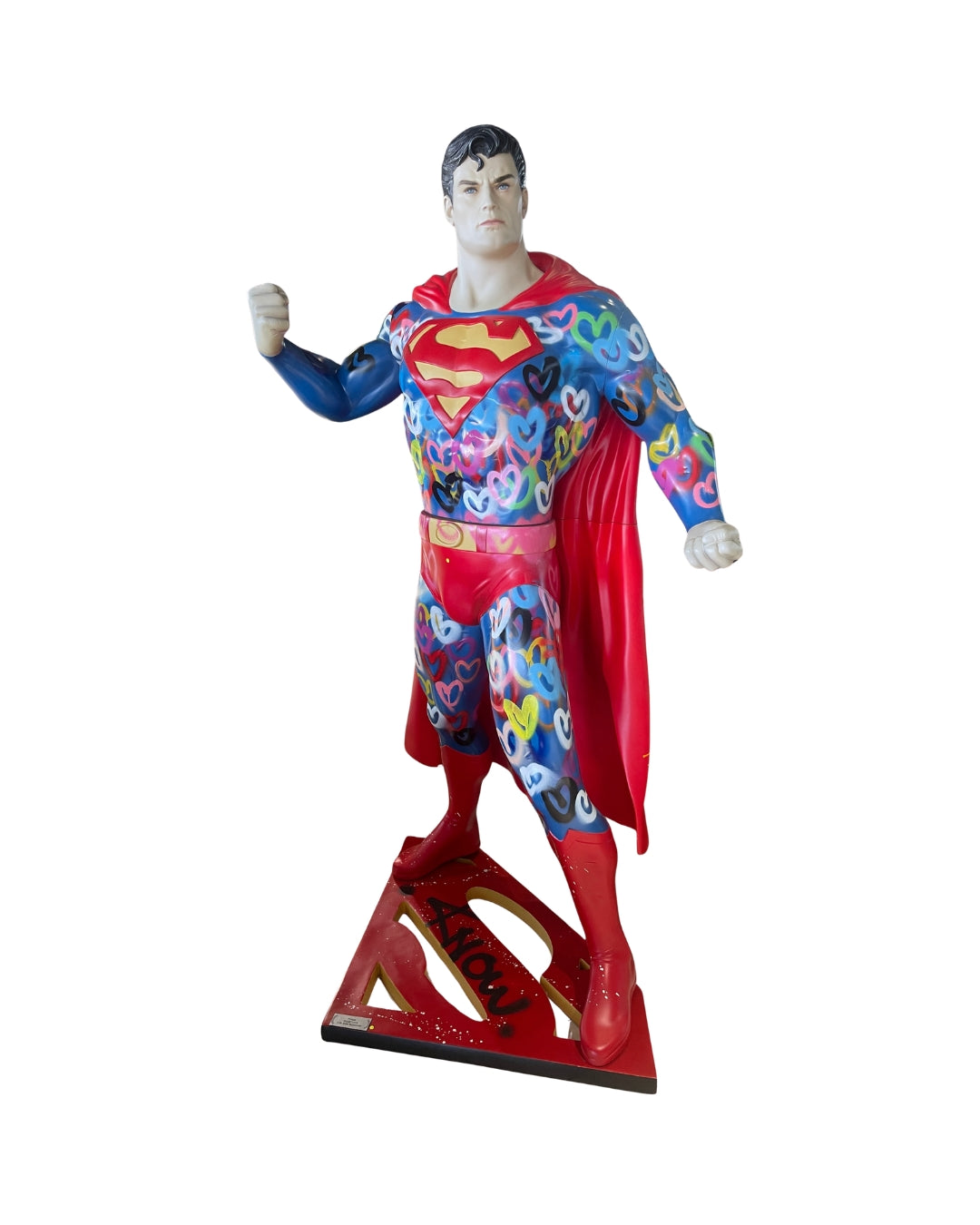 Escultura Superman Graffiti