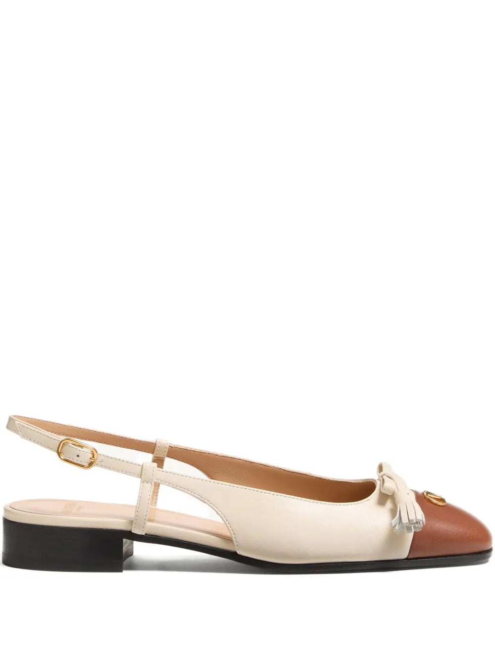 Valentino Valet Du Roi Leather Ballet Flats