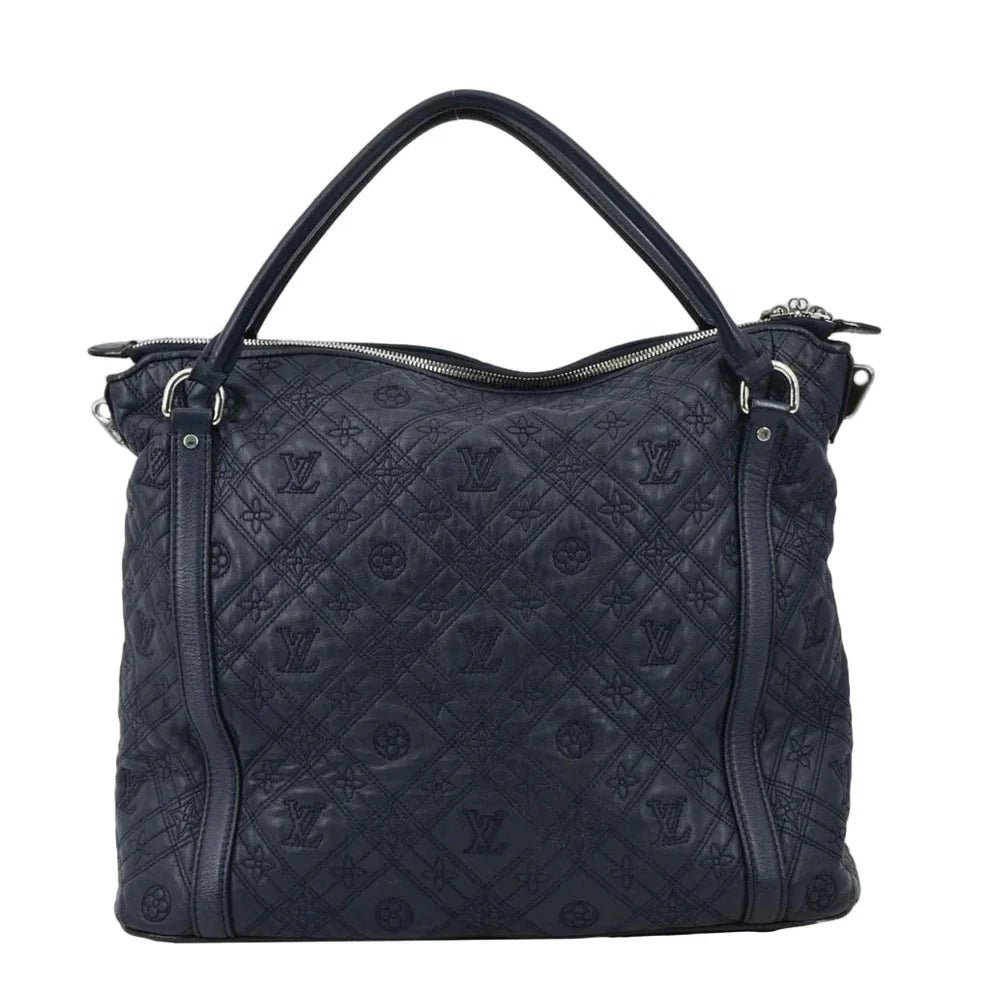Louis Vuitton Blue Leather Antheia Ixia MM