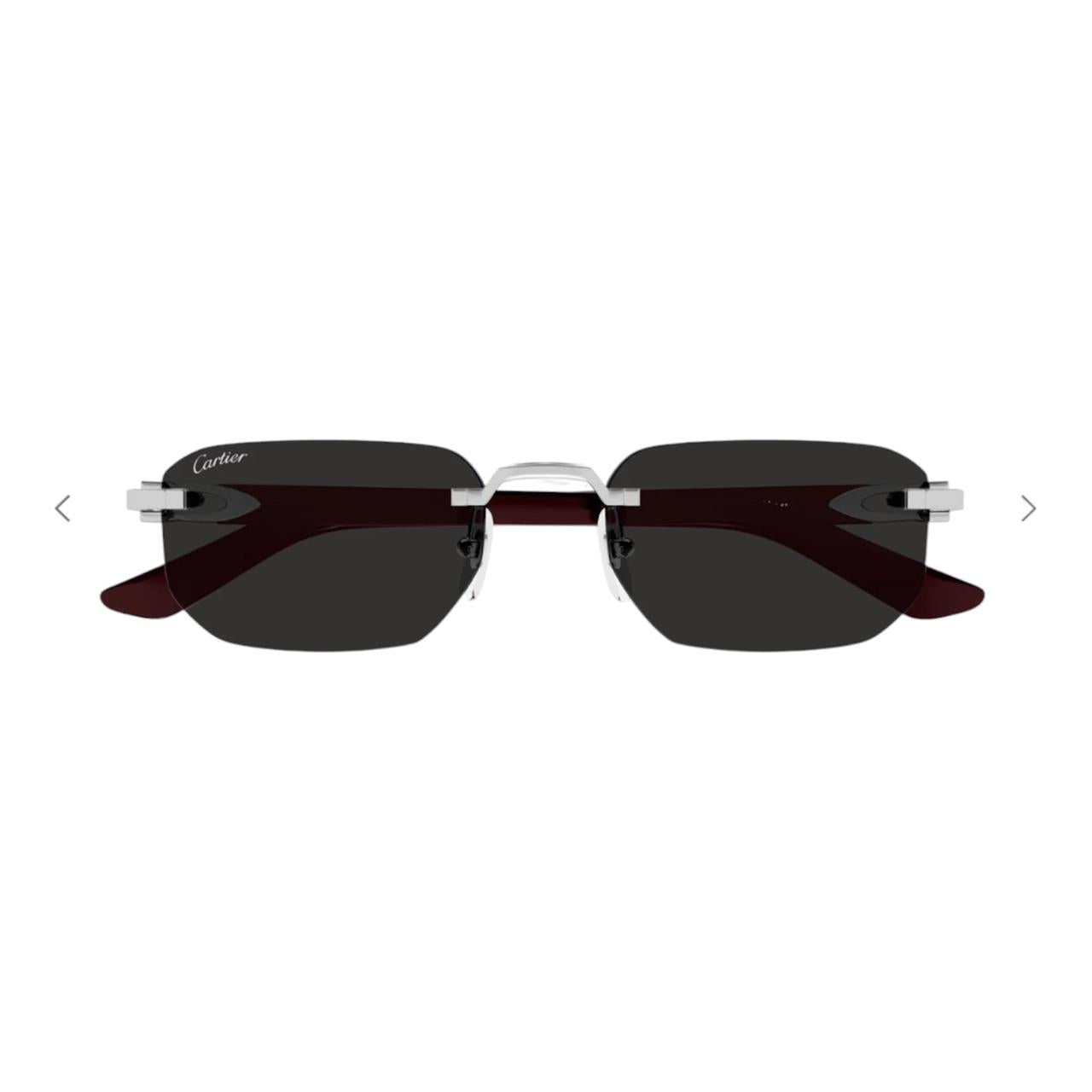 Cartier C sunglasses Grey & Burgundy CT0622S-002